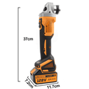 Conjunto de ferramentas 4 em 1: Adequado para baterias de iões de lítio: Berbequim de impacto + Chave de impacto + Berbequim elétrico + Rebarbadora angular. Motor potente | Durável, robusto e fiável. Ideal para remodelações, trabalhos em oficinas e repara