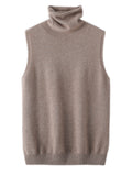 Blusa Feminina Regata de Gola Alta de Lã Ferrazi