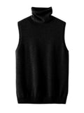 Blusa Feminina Regata de Gola Alta de Lã Ferrazi
