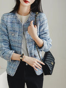 Casaco Feminino Clássico de Tweed Ferrazi