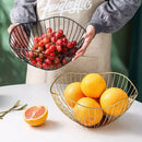 Cesta de Mesa para Frutas e Vegetais de Metal Ferrazi