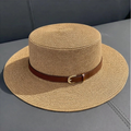 Chapéu Feminino Praia de Palha com Faixa Elegante Ferrazi