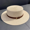 Chapéu Feminino Praia de Palha com Faixa Elegante Ferrazi