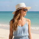 Chapéu Feminino Praia de Palha com Faixa Elegante Ferrazi