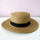 Chapéu Feminino de Praia Estilo Paris com Faixa Aba Média Dobrável Ferrrazi