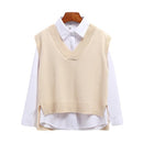 Colete Feminino Tricotado Gola V Ferrazi