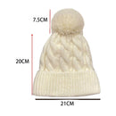 Gorro Feminino Grosso de Inverno com Pompom Ferrazi