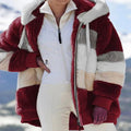 Jaqueta Feminina de Inverno Peluciada com Capuz Ferrazi