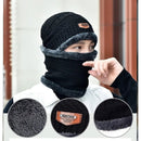 Kit Inverno Completo Unissex Touca de Frio com Gola Forrada e Luva Ferrazi