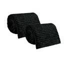Kit com 2 Mantas Caneladas Aveludadas para Inverno Ferrazi