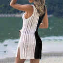 Saída de Praia Feminina Curta de Tricot Ferrazi