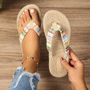 Sandália Feminina Ergonômica Colorida de Verão Ferrazi