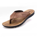 Sandália Masculina de Couro Antiderrapante Ferrazi