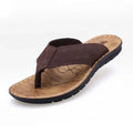 Sandália Masculina de Couro Antiderrapante Ferrazi