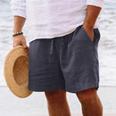 Short Masculino Cargo de Algodão e Linho Ferrazi