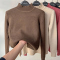 Suéter de Inverno Feminino de Lã Peluciado Ferrazi