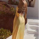 Vestido Feminino Elegante de Verão com Decote V Ferrazi