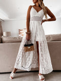 Vestido Feminino Longo de Renda c/Short Ferrazi