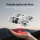 Drone DLI Neo com Câmera 4K para Crianças, Drone Mini a Controle Remoto com Função de Manutenção de Altitude e Modo Sem Cabeça, Auto-Rotação, Quadricóptero com Luz Azul, Proteção Completa das Hélices, 2 Baterias, 4 Hélices Substituíveis e Controle Remoto,